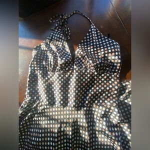 Alyn-Paige NY Satin Dress Polka Dots